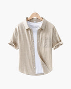 CAMICIA TROPICANA IN LINO