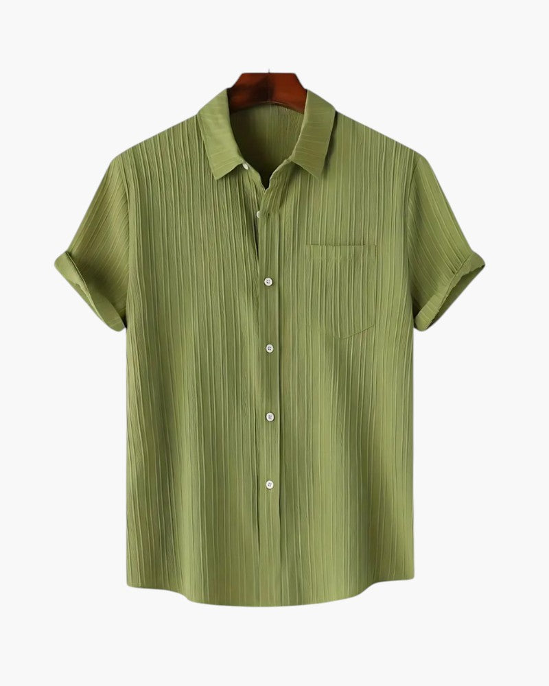 CAMICIA IN COTONE GOFFRATO