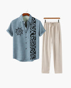 SET SUNBREEZE MALAGA IN LINO
