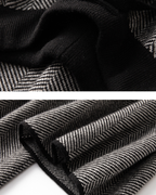 PANTALONI DRITTI IN MERINO CON CORDONCINI