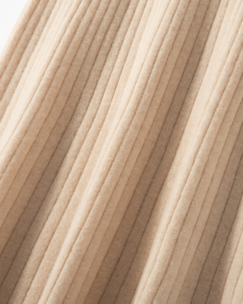 GONNA PLISSÉ IN CASHMERE