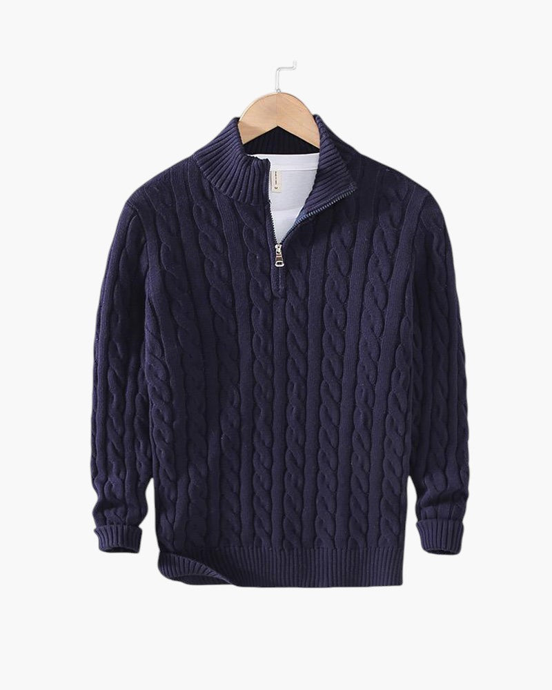 MAGLIONE MEZZA ZIP