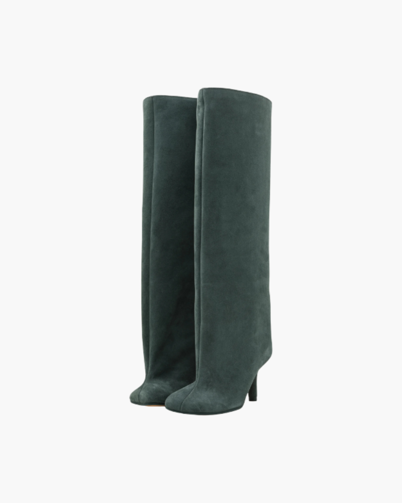 STIVALI AL GINOCCHIO IN SUEDE