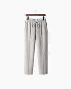PANTALONI IN CASHMERE A GAMBA DRITTA