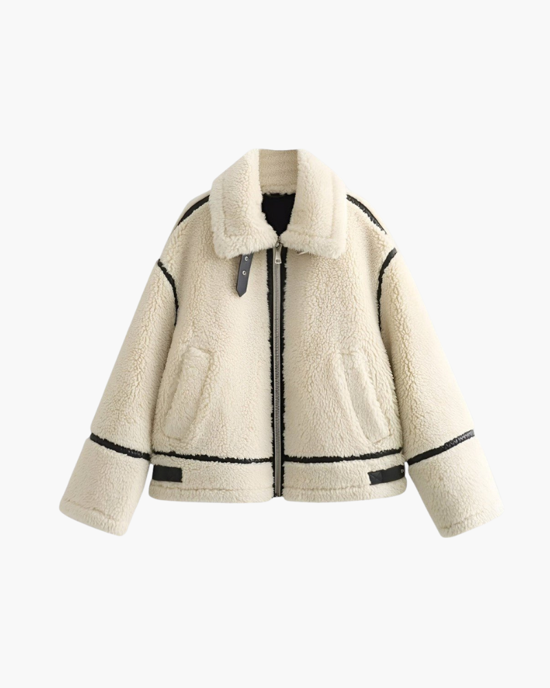 CAPPOTTO IN TEDDY FLEECE
