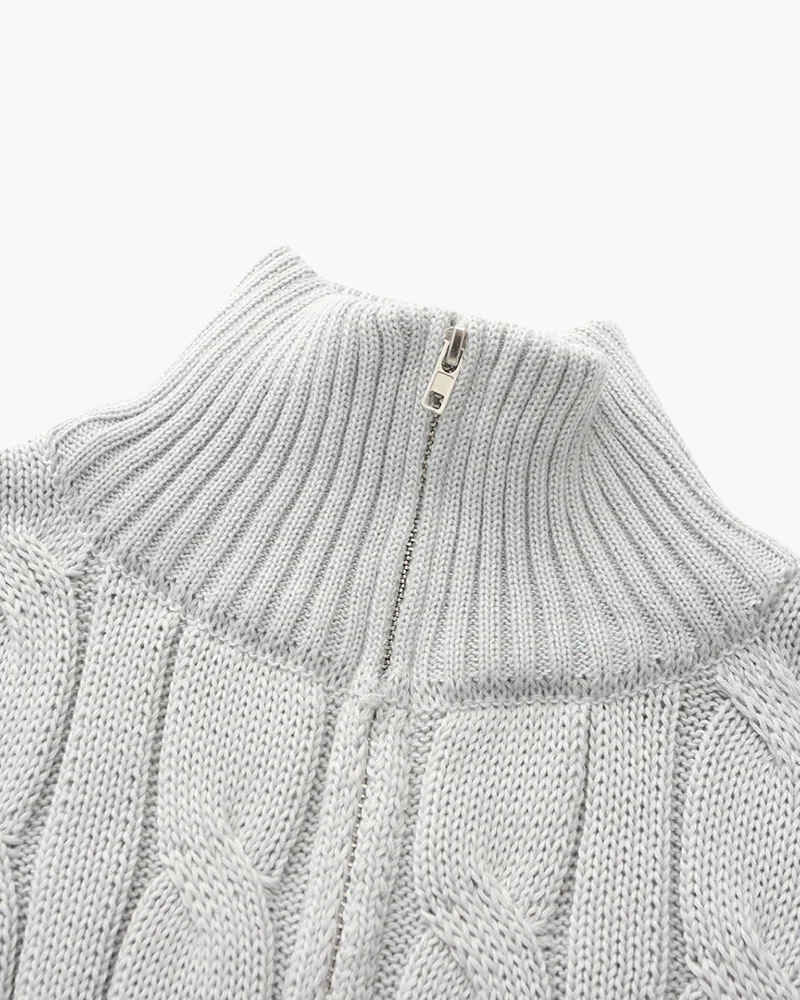 MAGLIONE MEZZA ZIP