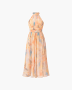 ABITO MAXI ACQUARELLO AURELIA