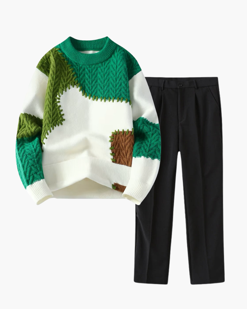 COMPLETO INVERNALE PATCHWORK