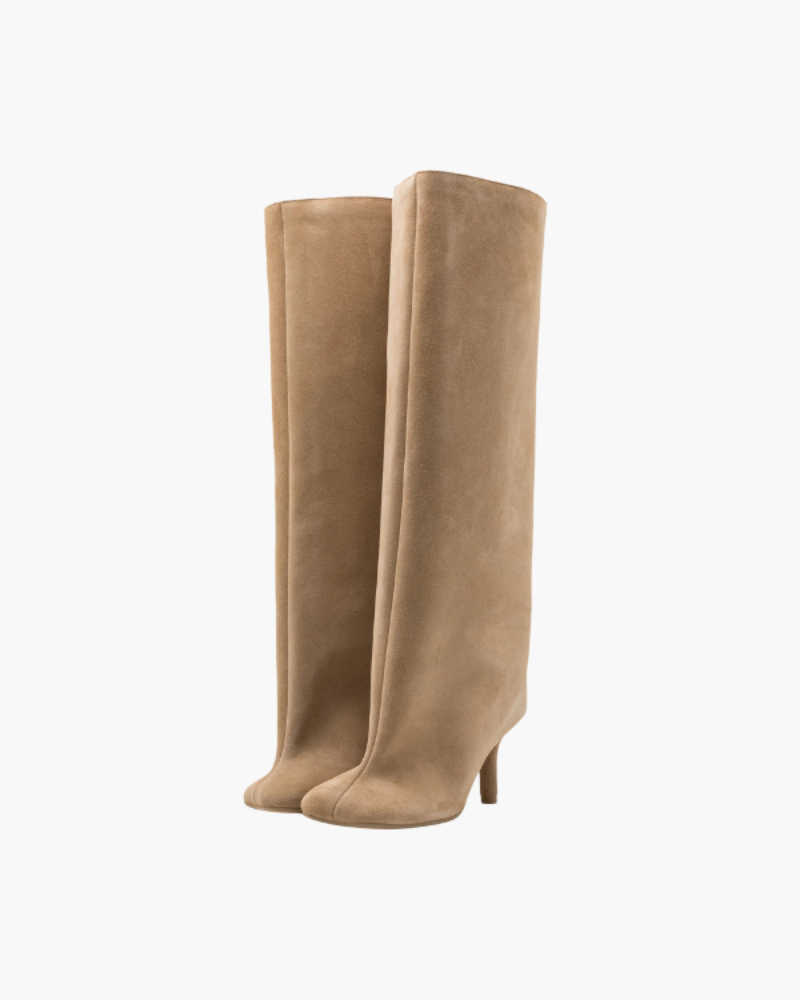 STIVALI AL GINOCCHIO IN SUEDE