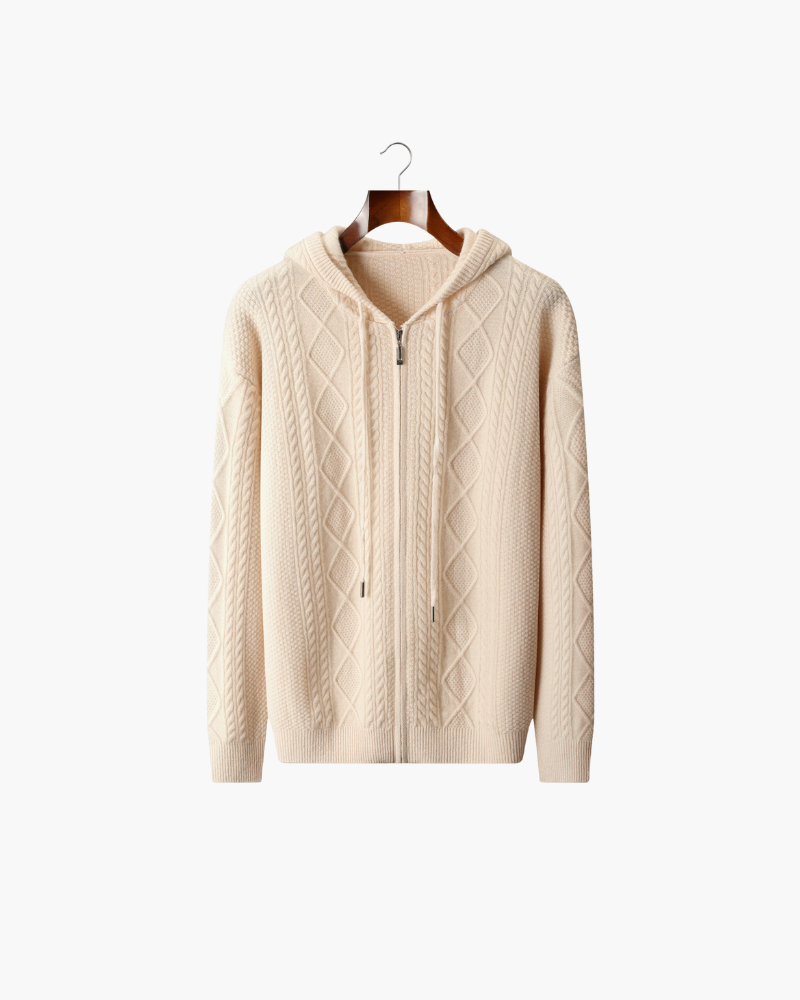 FELPA INVERNALE CON ZIP IN MERINO