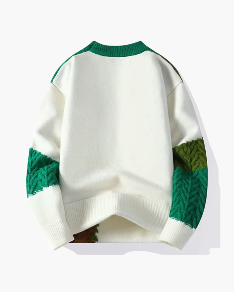 MAGLIONE IN LANA PATCHWORK