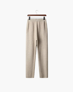 PANTALONI LEISURE DRITTI IN CASHMERE