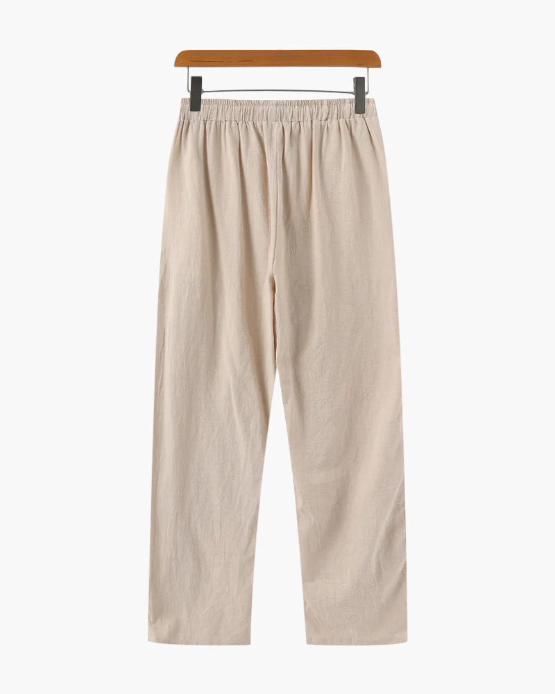 PANTALONI IN LINO