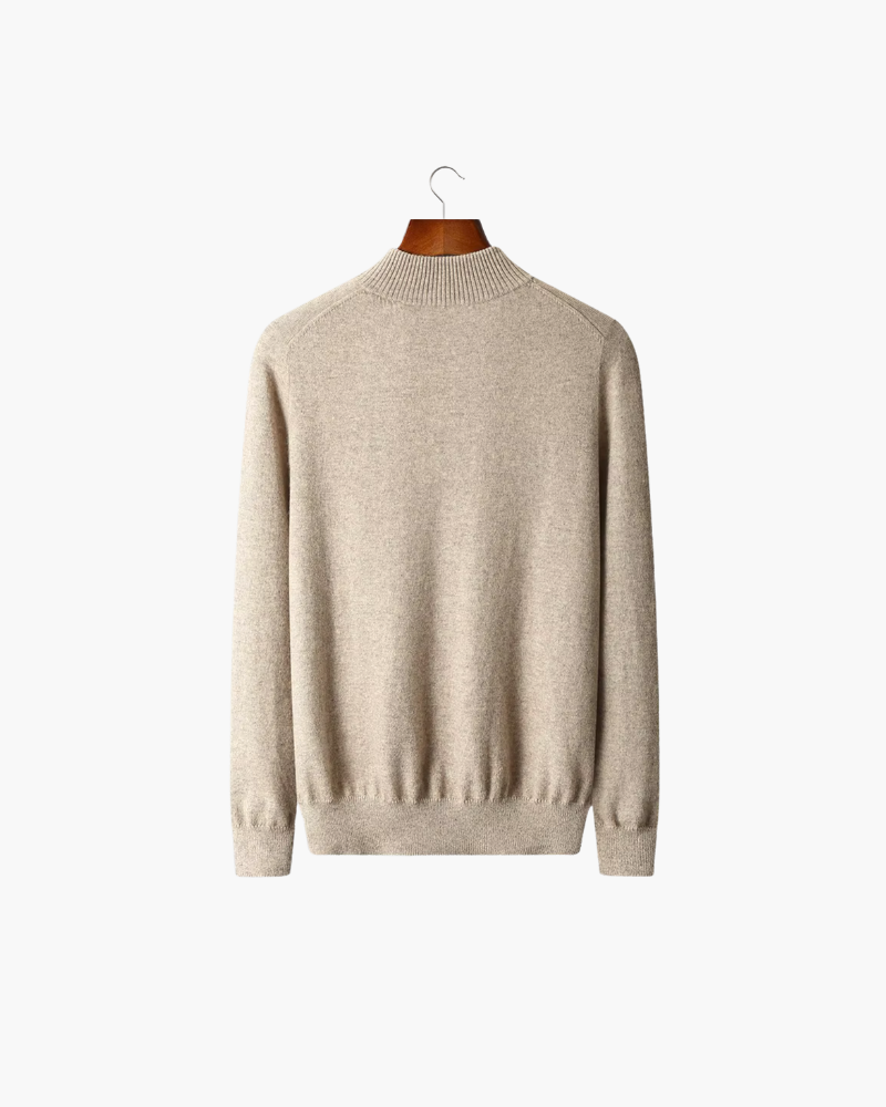 MAGLIONE CLASSICO HALF ZIP IN MERINO
