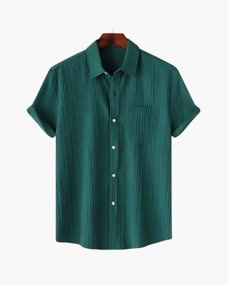 CAMICIA IN COTONE GOFFRATO