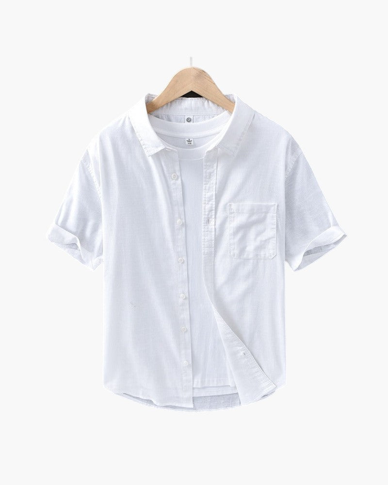 CAMICIA TROPICANA IN LINO