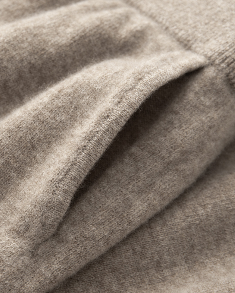 PANTALONI IN MAGLIA DI MERINO A VESTIBILITÀ MORBIDA