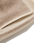 PANTALONI DRITTI IN MERINO BICOLOR