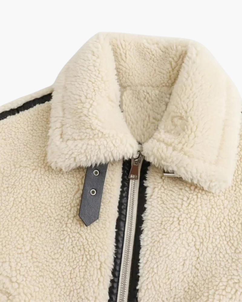 CAPPOTTO IN TEDDY FLEECE