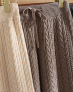 PANTALONI IN MAGLIA DI MERINO RELAXED