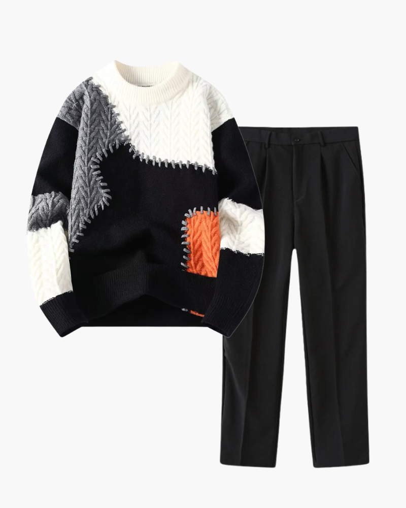 COMPLETO INVERNALE PATCHWORK
