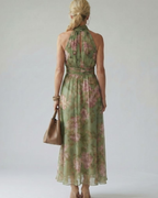ABITO MIDI HALTER FLORA