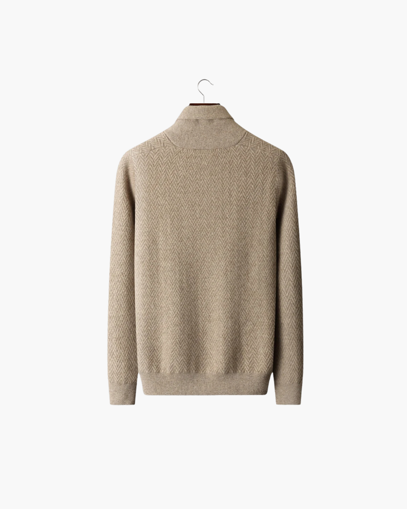 MAGLIONE IN CASHMERE ZIGZAG