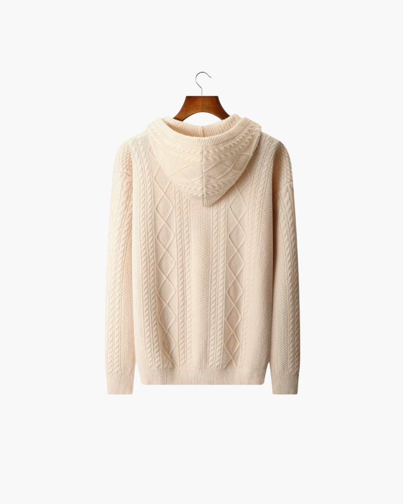FELPA INVERNALE CON ZIP IN MERINO