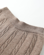 PANTALONI IN MAGLIA DI MERINO A GAMBA DRITTA