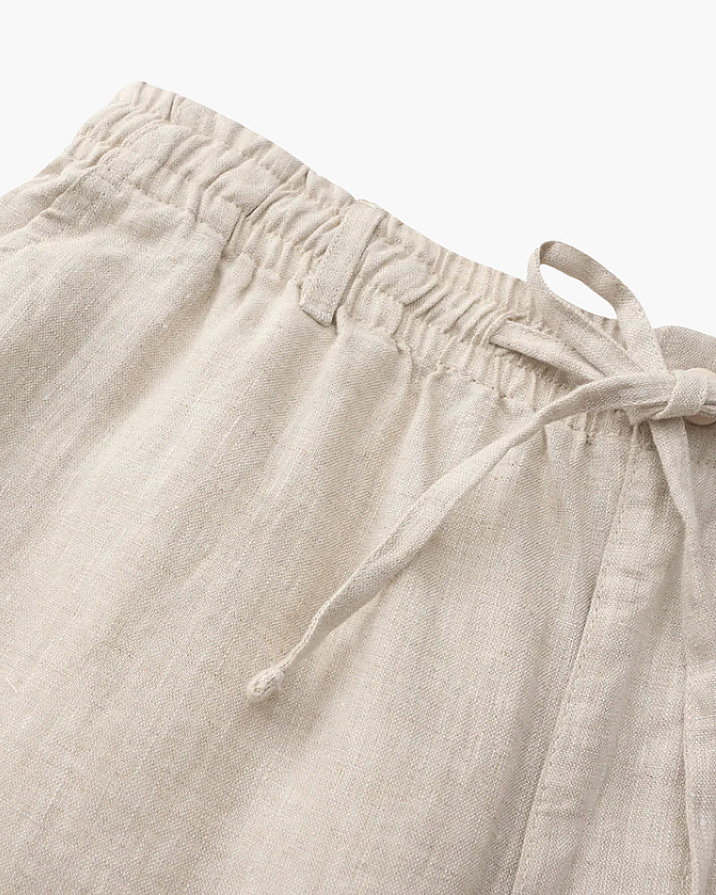 PANTALONCINI IN LINO