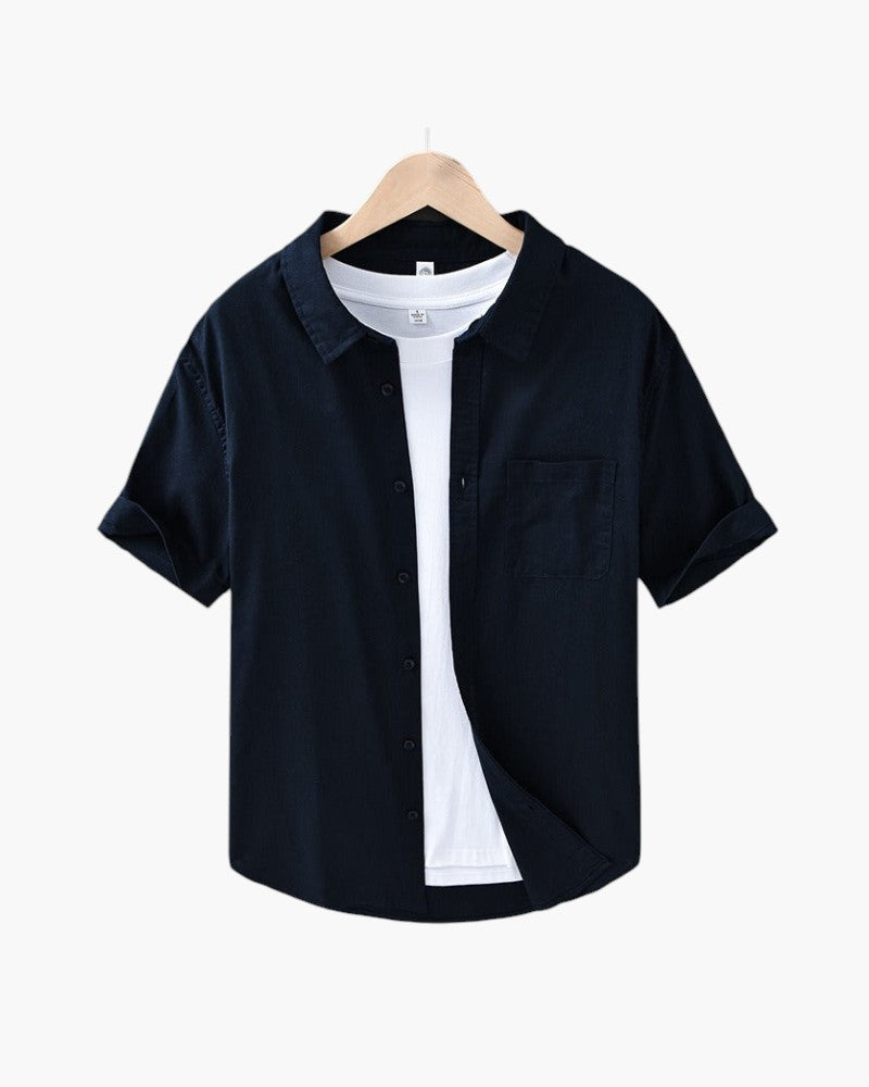 CAMICIA TROPICANA IN LINO
