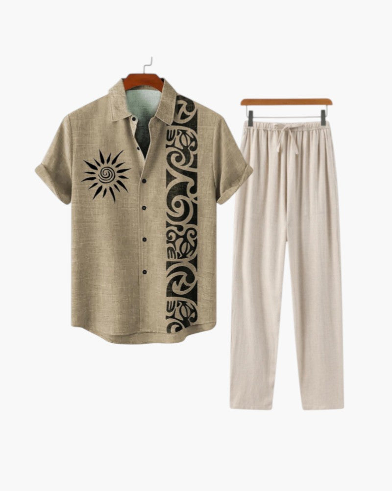 SET SUNBREEZE MALAGA IN LINO