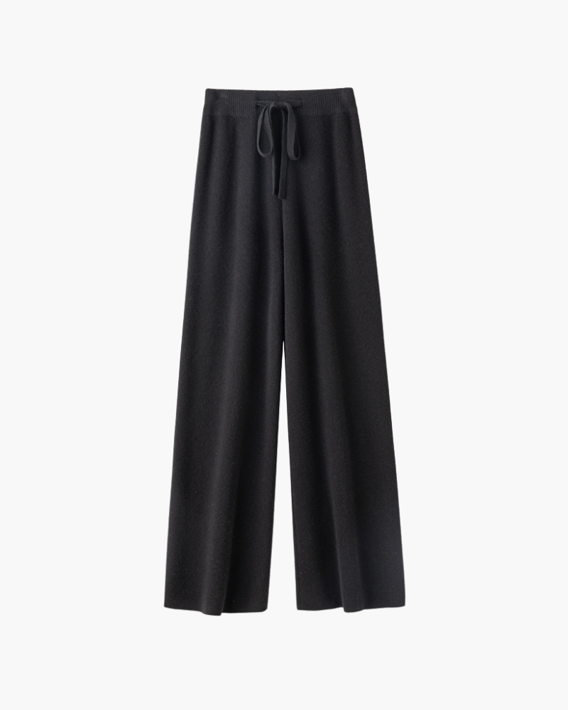 PANTALONI DRITTI IN MERINO PREMIUM