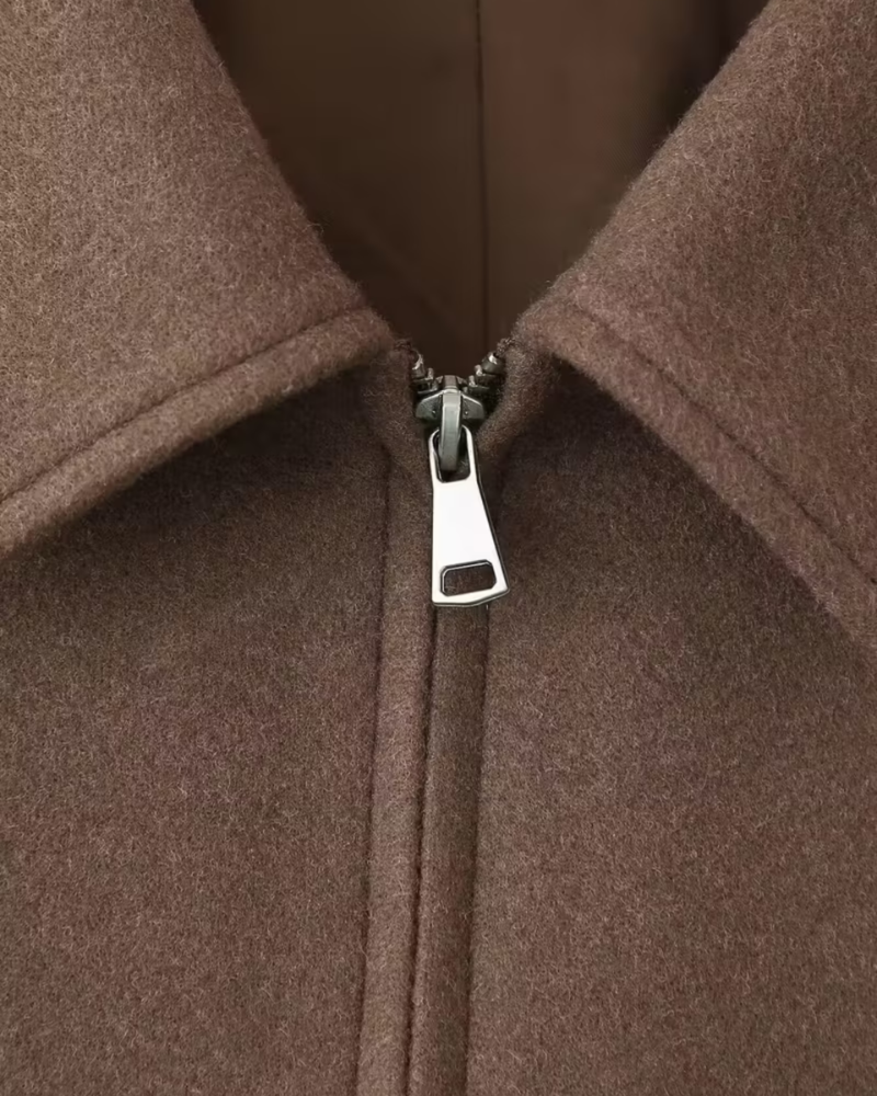 GIACCA BOMBER IN LANA