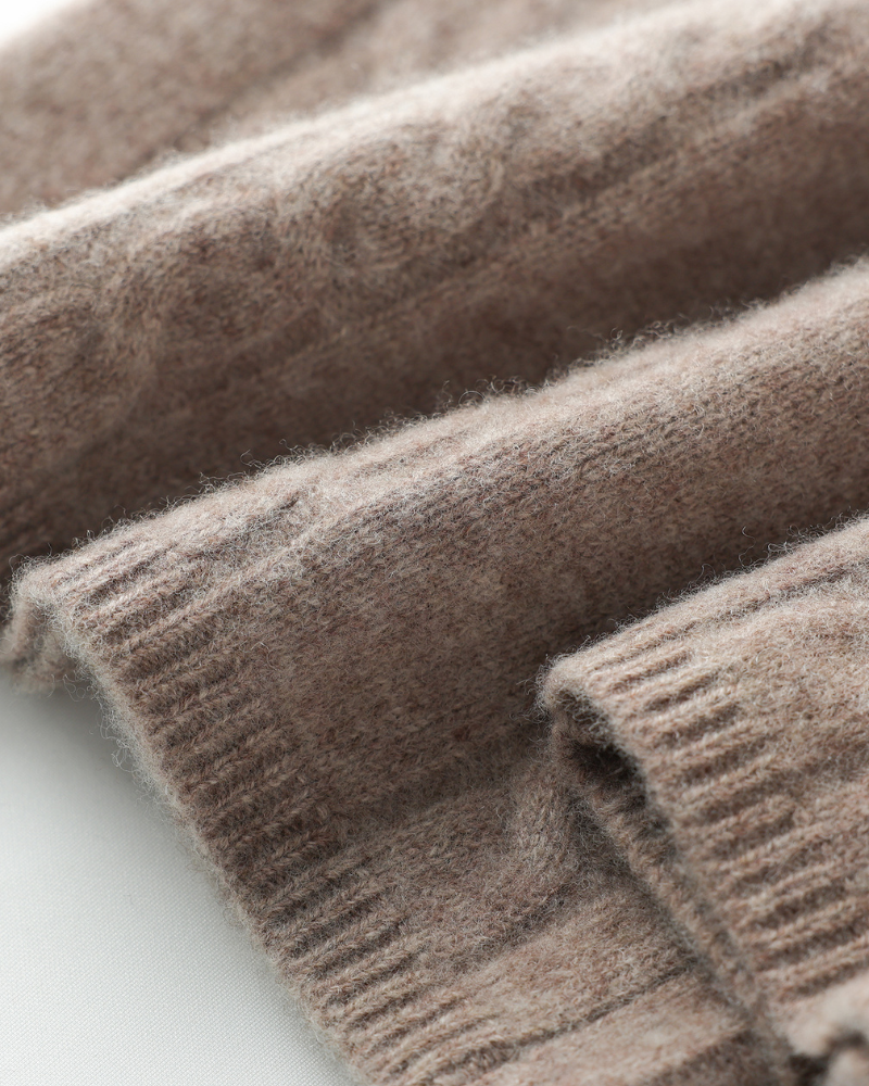 PANTALONI IN MAGLIA DI MERINO A GAMBA DRITTA