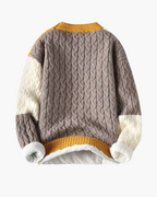 MAGLIONE IN LANA LAVORATO A MAGLIA