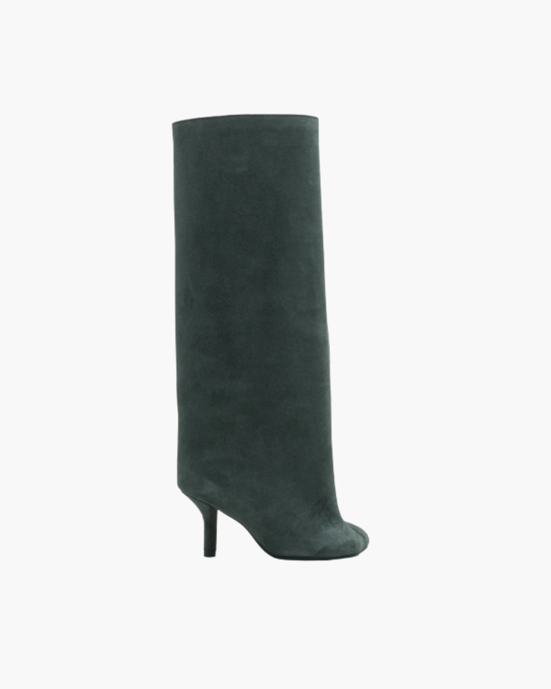 STIVALI AL GINOCCHIO IN SUEDE