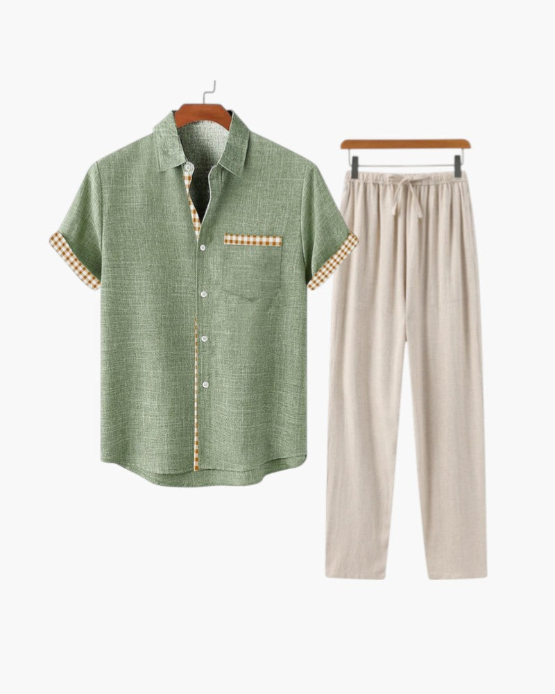 SET SUNBREEZE MALAGA IN LINO