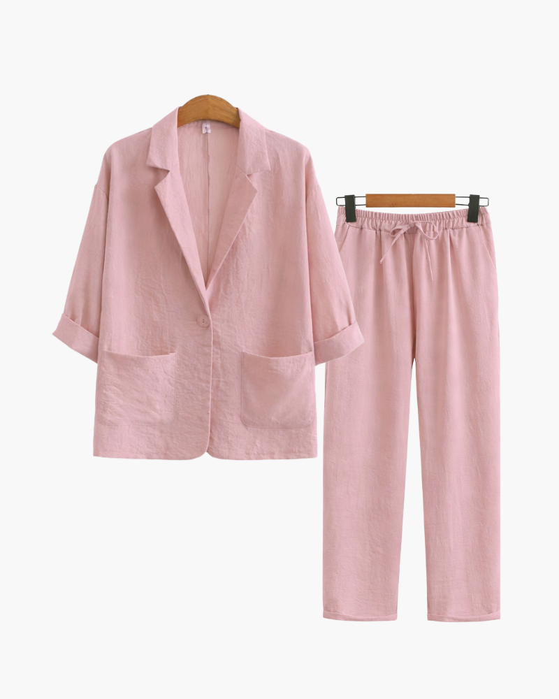COMPLETO ELEGANTE IN LINO FIRENZE