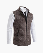 GILET FULL-ZIP IN MAGLIA