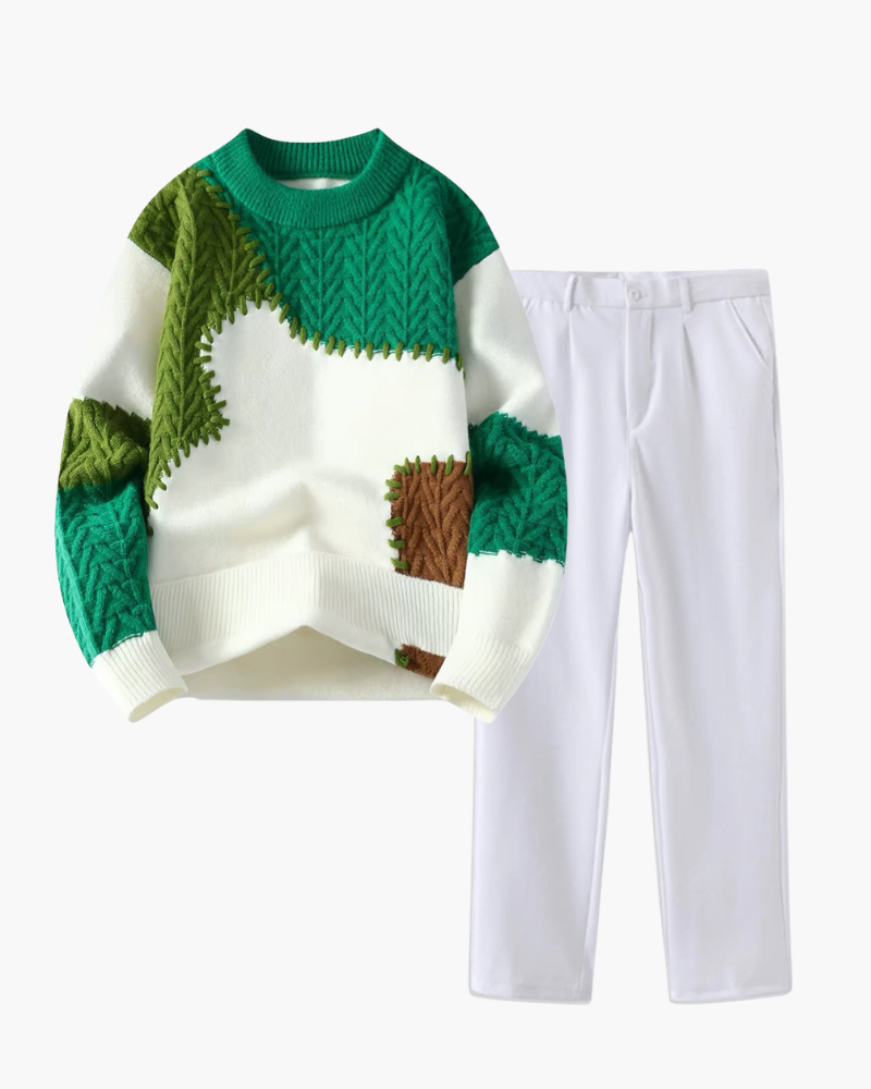 COMPLETO INVERNALE PATCHWORK
