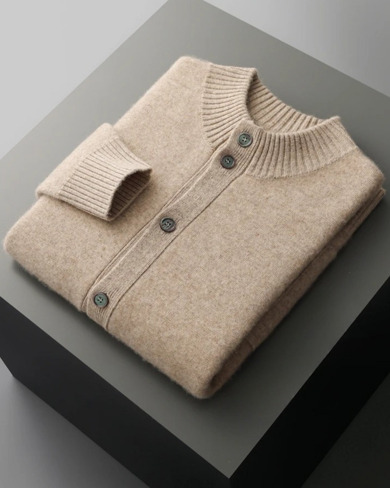 CARDIGAN IN CASHMERE CON BOTTONI