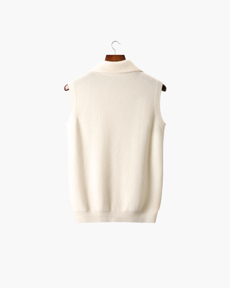 GILET BODY WARMER IN CASHMERE