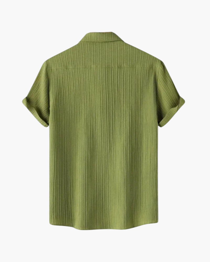 CAMICIA IN COTONE GOFFRATO