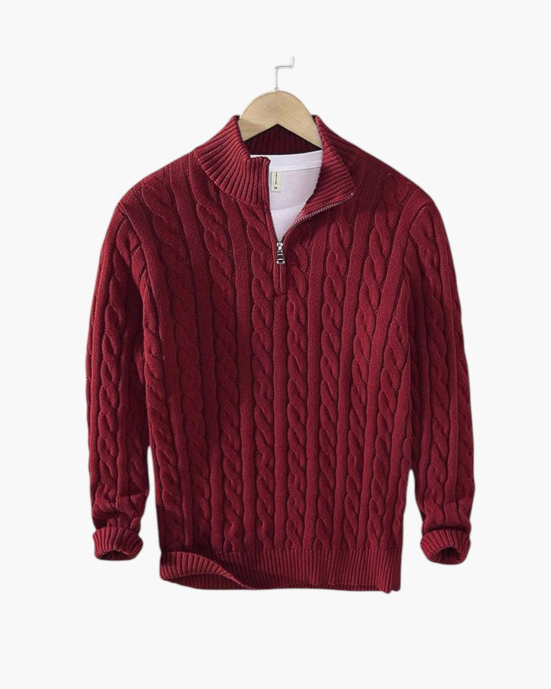 MAGLIONE MEZZA ZIP