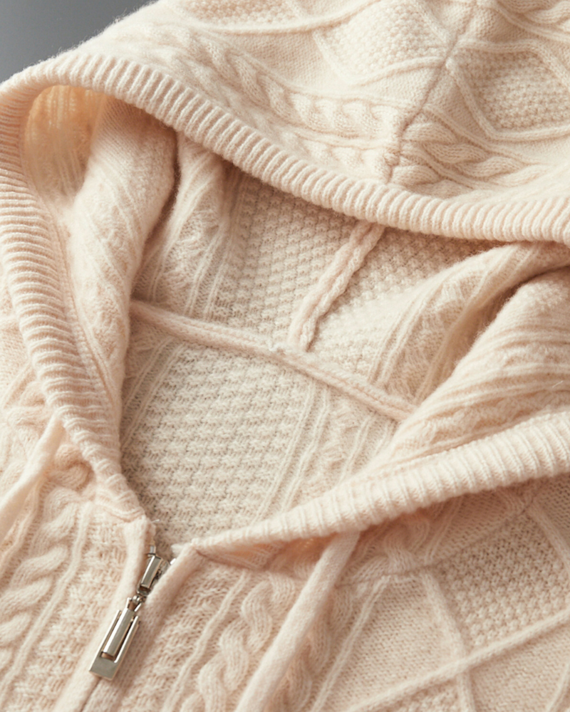 FELPA INVERNALE CON ZIP IN MERINO
