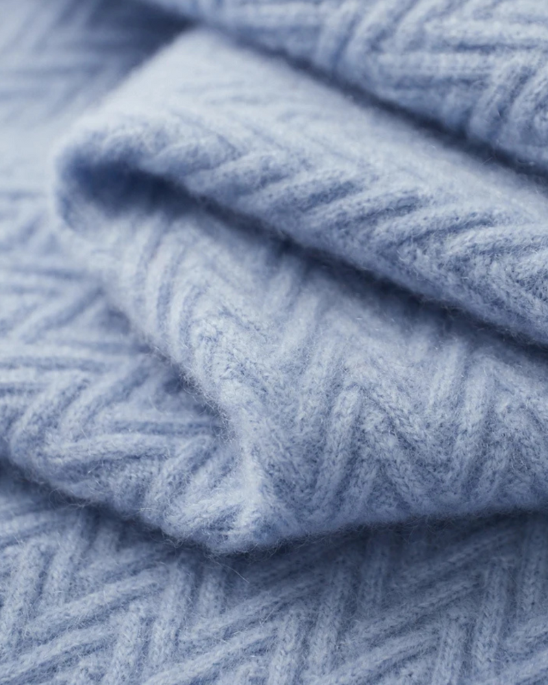 MAGLIONE IN CASHMERE ZIGZAG