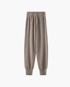PANTALONI IN MAGLIA DI MERINO A VESTIBILITÀ MORBIDA