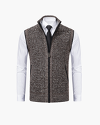 GILET FULL-ZIP IN MAGLIA