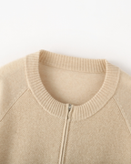 CARDIGAN IN CASHMERE CON DOPPIA ZIP